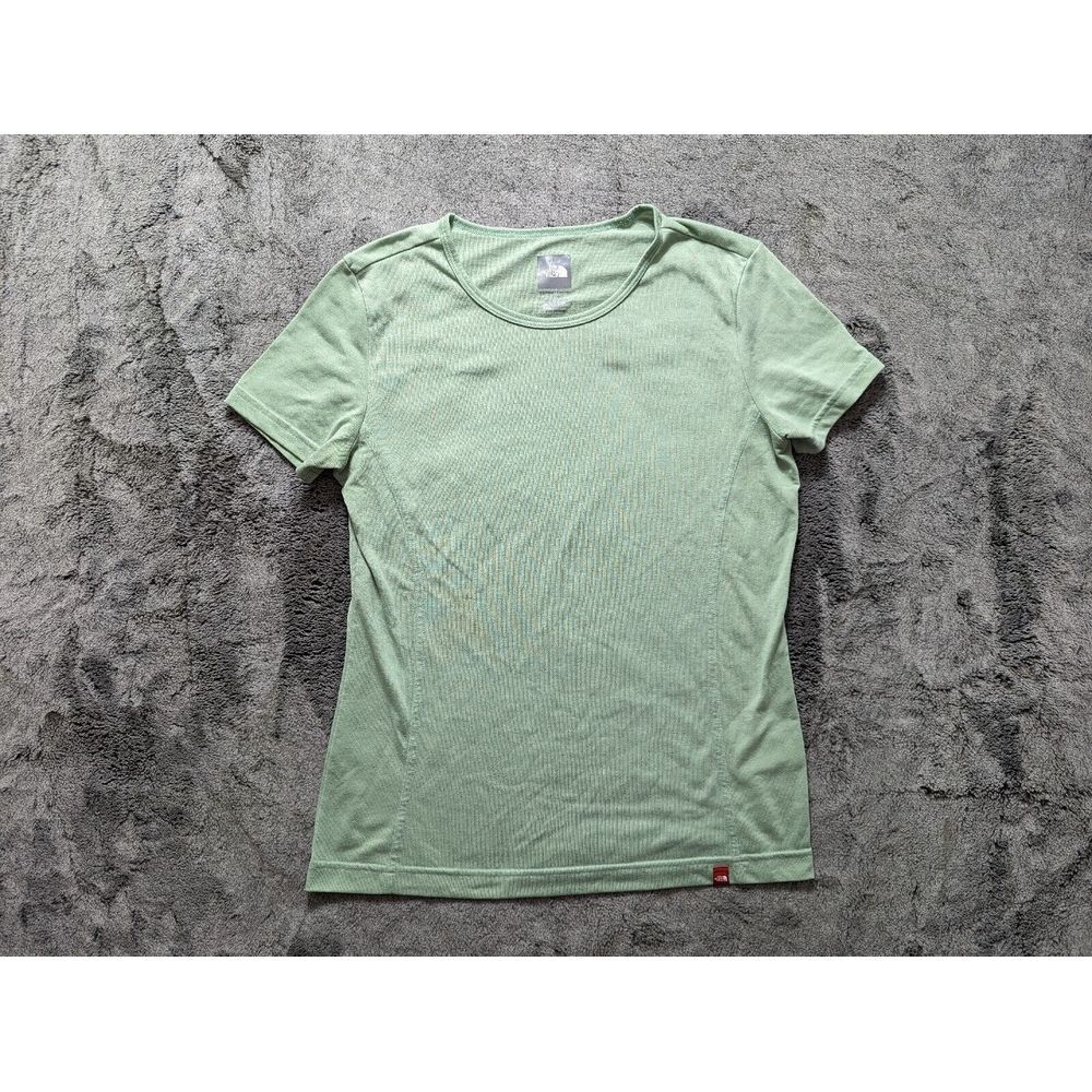 The North Face Short Sleeve Shirt Women's Size Medium Green Vapor Wick